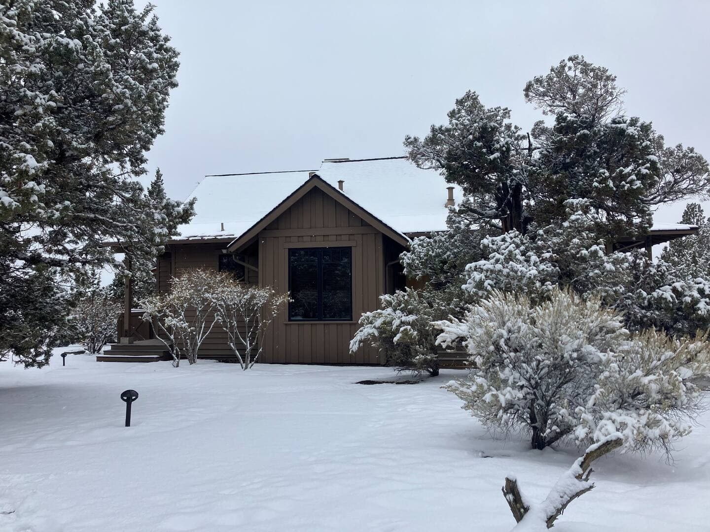 front entrance - winter time